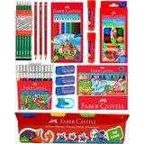 Glanart Faber Castell Full Okul Seti Kreş Seti - Renkli - 1 Adet