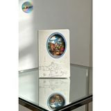 Glanart Hediyelik Lüks Oval Desen Kesimli Çizgisiz Not Hatıra Defteri 60 Yaprak (13,5X20,5 cm ) Istanbul - 1 Adet - Çok Güçlü