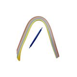 Glanart Kağıt Telkari , Quiling , Kağıt Katlama, Kıvırma Sanatı, Quilling Kağıt Kalın Kıvırma Seti 1cmx50cm