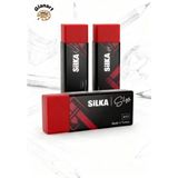 Glanart Kırmızı Pvc Resim ve Sınav Silgisi 3 Adet - 1 Adet