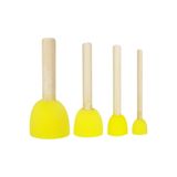 Glanart Ponpon Fırça Seti Set 4 Lü