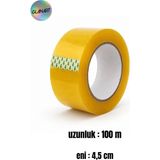 Glanart Şeffaf 100 Metre Koli Bandı 1 Adet