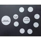 Glanart Yuvarlak Daire Şeklinde Fotoblok Maket Kartonu 5 mm (Baskı Yapılabilir, Boyanabilir) - 1 Adet - Beyaz
