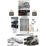 Glance 120 gr A5 Eskiz Defteri 50 Yaprak 1 Adet ve Lyra Art Design Kalemler İçeren Profesyonel Set
