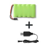 GLANCE 6v Oyuncak Pil 1000mah Ve Usb Şarj Aleti Oyuncaklar Için Şarj Arabalar Tankları Robotlar Tekneler
