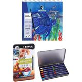 Glance Alex Spiralli Suluboya Defteri 300 gr 12 Yp 20X20 cm Lyra Aquacolor Pastel Boya 12 Renk