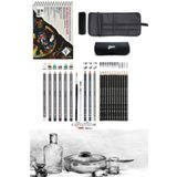 Glance Art Liva 300 gr 20 Yp A5 Cretacolor6'lı Aquarell Sulandırılabilir Fırçalı Rulo Kalemlik Seti