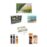 Glance Art Livafunny Kids Multimix Akrilik Boya 12 Renk x 20 Ml-Rich Zemin Fırça Karma Set 8 6'lı Okul Seti