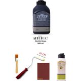 Glance Artdeco Akrilik Boya 500 ml Siyah Dolap Boyama Seti Mobilya Boyama Seti Parlak Vernik