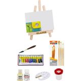 Glance Fanart Yağlı Boya Masaüstü Şövale Seti 12X12 ml