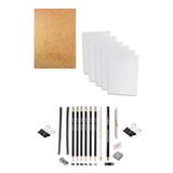 Glance Karakalem Eskiz Çizim 35X50 Duralit Set