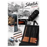 Glance Lyra Rulo Rembrandt 24'lü Sketching / A5 Eskiz Defteri 120 gr 50 Yp Eskiz Set
