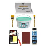 Glance Rich 2500 cc 3,5kg Multi Surface Antik Beyaz Dolap Boyama Seti Mobilya Boyama Mat Vernik Tavaruloset