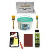 Glance Rich 2500 cc 3,5kg Multi Surface Kemik Dolap Boyama Seti Mobilya Boyama Seti Yarı Mat Tava Rulo Set