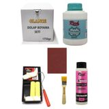Glance Rich Dolap Boyama Seti Multi Surface 1750 gr Beyaz -Set-1 Hıgh Gloss Vernik Parlak 500 cc
