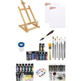 Glance Rich Master Mix 60CC Akrilik Metalik-Canlı-Pastel Renkler Masaüstü Şövale Seti