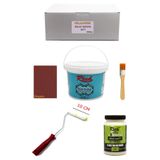 Glance Rich Multi Surface Antik Beyaz 1000 Gr Dolap Boyama Seti Mobilya Boyama Seti Yarı Mat Vernik
