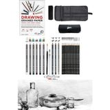 Glance Van Dyck A5 200 Gram 20 Yaprak Cretacolor6'lı Aquarell Sulandırılabilir Fırçalı Rulo Kalemlik Seti