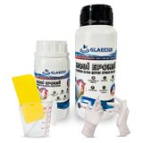 Glaresın Clear Epoxy Resın Ultra Şeffaf Hızlı 750 Gram Hobi Sanat Art Tepsi İnce Döküm Epoksi Reçine Kıt