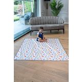 Glarus Su Geçirmez Bebek Bakım Örtüsü Alt Açma Minderi Alt Değiştirme Örtüsü Hayvan Desenli 150x150cm