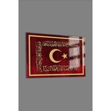 Glass Decoration Osmanlı Sancağı Cam Tablo - 45 x 65