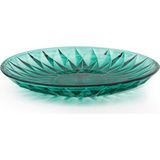 Glass In Love Cam Pasta Tabağı 4’lü – 17 Cm, Şeffaf Cam, Modern Tasarım