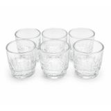 Glassco Cam 6'lı Yuvarlak Shot Bardağı Soju Shot Bardakları Seti Aşk Sanat 50,2 ml Bulaşık Makinesinde Yıkanabilir