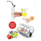 Glassepet Pratik 4 Lü Top Buz Kalıbı Sihirli Küre Buzluk