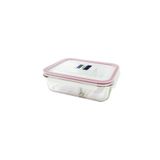 Glasslock 2 Bölmeli Cam Saklama Kabı 920 ml