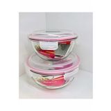 Glasslock Yuvarlak 2li Cam Saklama Kabı 1000ml 2000ml