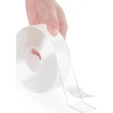 glassmakro Çift Taraflı Ultra Güçlü Yapışkan Şeffaf Bant Nano Özellikli 2 Metre Iz Bırakmaz Yapıştırıcı Bant