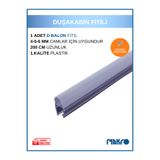 GLASSMAKRO Duşakabin Balon Fitil 200 Cm