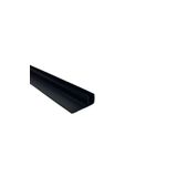 GLASSMAKRO Duşakabin Siyah Yan Suluk (F FİTİL) 200 CM (4-5-6MM)