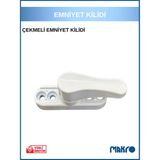 glassmakro Pvc Kapı Pencere Pimapen Balkon Kapısı Çocuk Emniyet Kilidi Hırsız Güvenlik Çekmeli Metal Beyaz