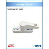 glassmakro Pvc Kapı Pencere Pimapen Balkon Kapısı Çocuk Emniyet Kilidi Hırsız Güvenlik Pimli Metal Beyaz