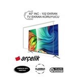 Glassmax Arçelik 40F4700 Uyumlu 40 inç 102 Ekran TV Ekran Koruyucu