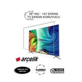 Glassmax Arçelik 65A4000F Uyumlu 65 inç 165 Ekran TV Ekran Koruyucu