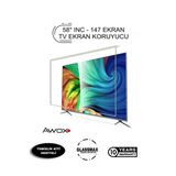 Glassmax Awox 58LUX7200 Uyumlu 58 inç 147 Ekran TV Ekran Koruyucu