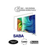 Glassmax Saba 65Smart 4K Uyumlu 65" Inç 165 Ekran Tv Ekran Koruyucu,