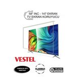 Glassmax Vestel 58LUX6100 Uyumlu 58 inç 147 Ekran TV Ekran Koruyucu