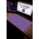 GlassPad Cam Mouse Pad - Lila - Premium Temperli Cam - 80x40 Cm [L]