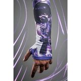 GlassPad Violet Ops Eldivenli E-Spor Kol Bandı - Cam Mouse Pad Uyumlu - Gaming Arm Sleeve - Hızlı Kayma Desteği