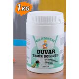 GLASWEN (1 KG) Duvar Tamir Dolgusu Macunu Zemin Alçı Sıva Çatlak Onarıcı Giderici Derin Boşluk Doldurucu