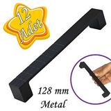 Glaswen 12 Adet Bihter Desenli Kulp 128 mm Siyah Mutfak Kulpu Çekmece Dolap Kapak Kulbu Metal Mobilya Dolabı