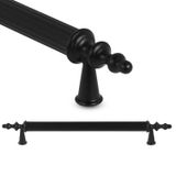 Glaswen 12 Adet Erciyes Kulp Siyah 192 mm Kulp Mobilya Mutfak Dolabı Çekmece Dolap Kapak Kulpu Kulbu Metal Kulpları