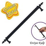 Glaswen Erciyes Kulp Siyah 224 mm Kulp Mobilya Mutfak Dolabı Çekmece Dolap Kapak Kulpu Kulbu Metal Kulpları