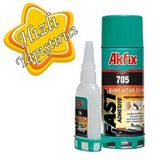 GLASWEN Hızlı Yapıştırıcı Şeffaf Güçlü 200 Ml Sprey + 50 Gr Yapıştırıcı