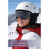GLASWEN Kayak Gözlüğü Füme Ventilli Güneş Kar Koruyucu Gözlük UV Korumalı Snowboard Glasses Gözlük