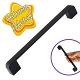 Glaswen Oval Marmara Kulp 160 mm Siyah Mutfak Kulpu Çekmece Dolap Kapak Kulbu Metal Mobilya Dolabı Kulpları