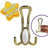 GLASWEN Seç Portmanto Altın Gold Askı Vestiyer Duvar Askısı Askılık Metal Dolap Elbise Askılığı
